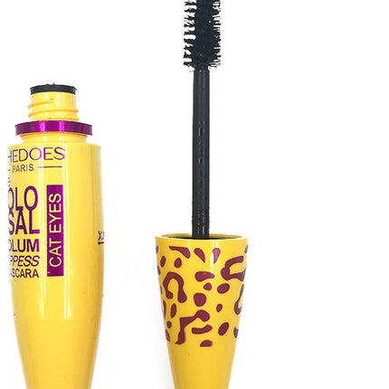 Growth Mascara Leopard-shaped Yellow Tube Thick Curling Waterproof Mascara