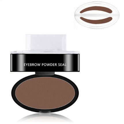 Eyebrow Powder Stamp Tint Stencil Kit Cosmetics Professional Makeup Waterproof Eye Brow Stamp Lift Eyebrow Enhancers Stencil Kit