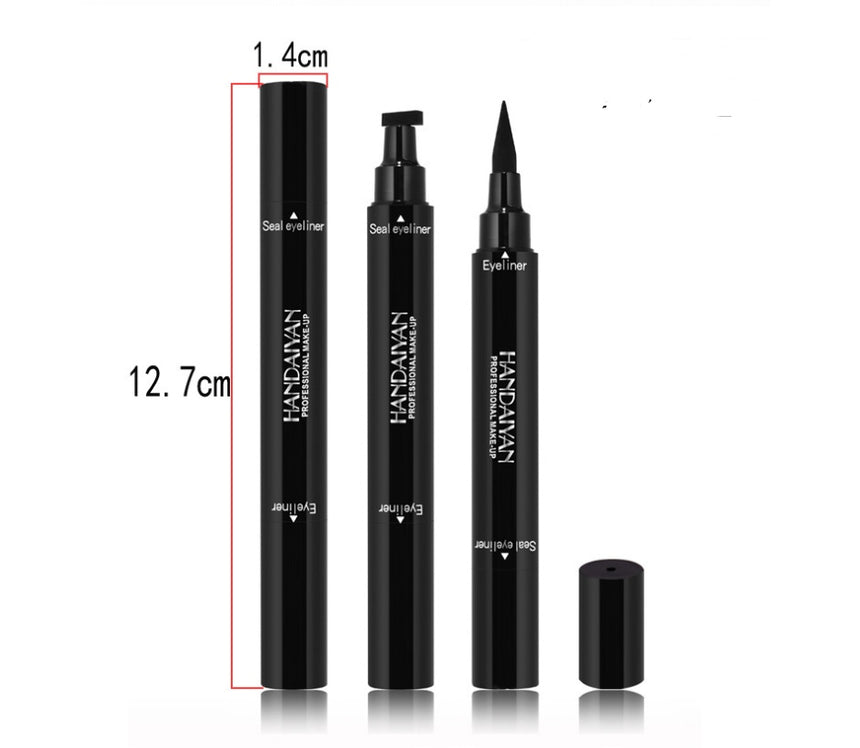 Double Headed Triangle Eyeliner Stamp Waterproof Cat Eye Tool