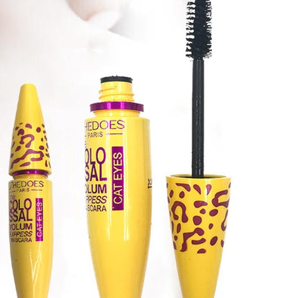 Growth Mascara Leopard-shaped Yellow Tube Thick Curling Waterproof Mascara