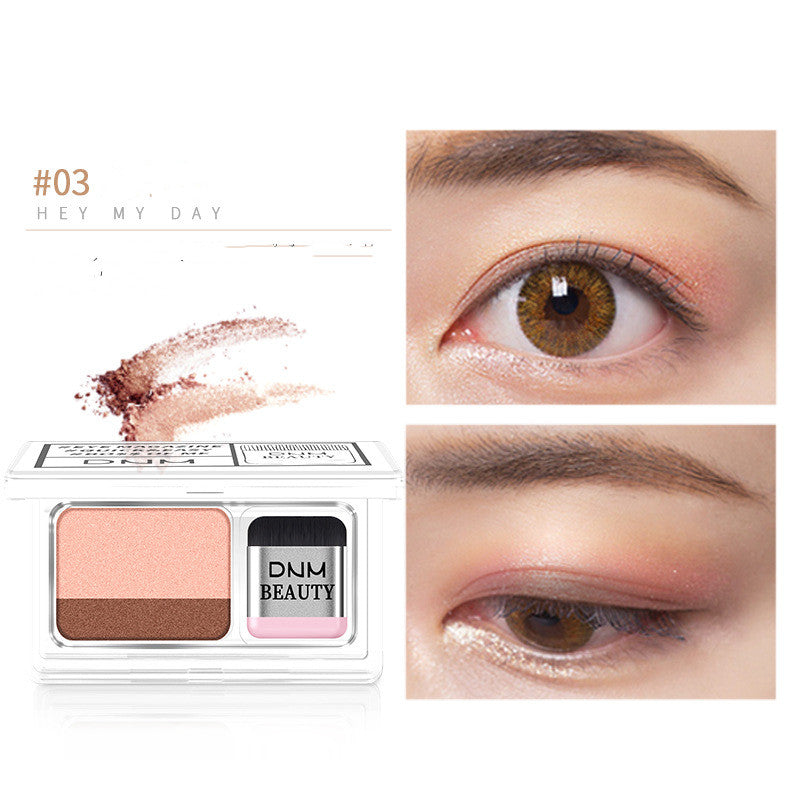 LAIKOU Double Color Eyeshadow Palette Waterproof & Natural Look