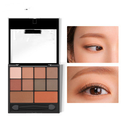 Pumpkin Smoky Eyeshadow Palette 10 Colors Nude Makeup