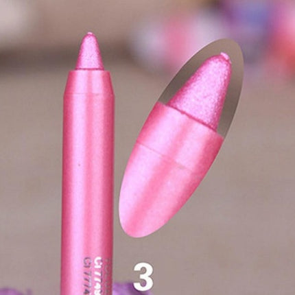 Wine Red Green Blue Purple Silver  Eyeliner Eye And Eye Multi-use Eye Shadow Lipstick Eyebrow Pencil