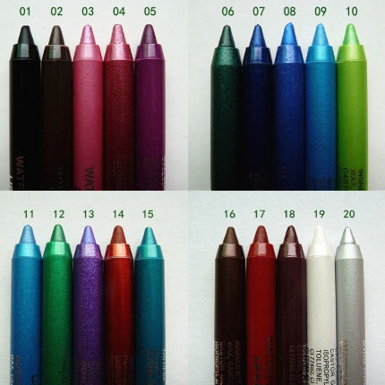 Wine Red Green Blue Purple Silver  Eyeliner Eye And Eye Multi-use Eye Shadow Lipstick Eyebrow Pencil