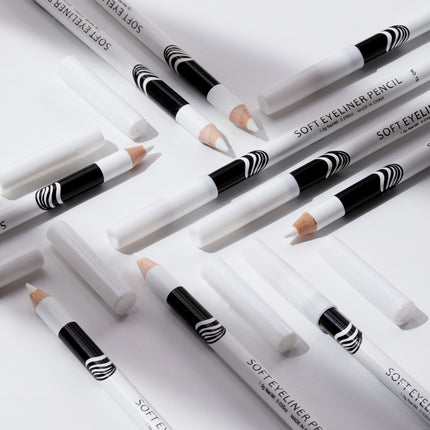 12PCS White Waterproof Eyeliner Pencil Set for Eye Makeup