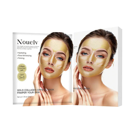 24K Gold Bio Collagen Face Mask, Hydrating Bio Collagen Mask Overnight Collagen Mask Hydrating Collagen Real Deep Mask Skin Care