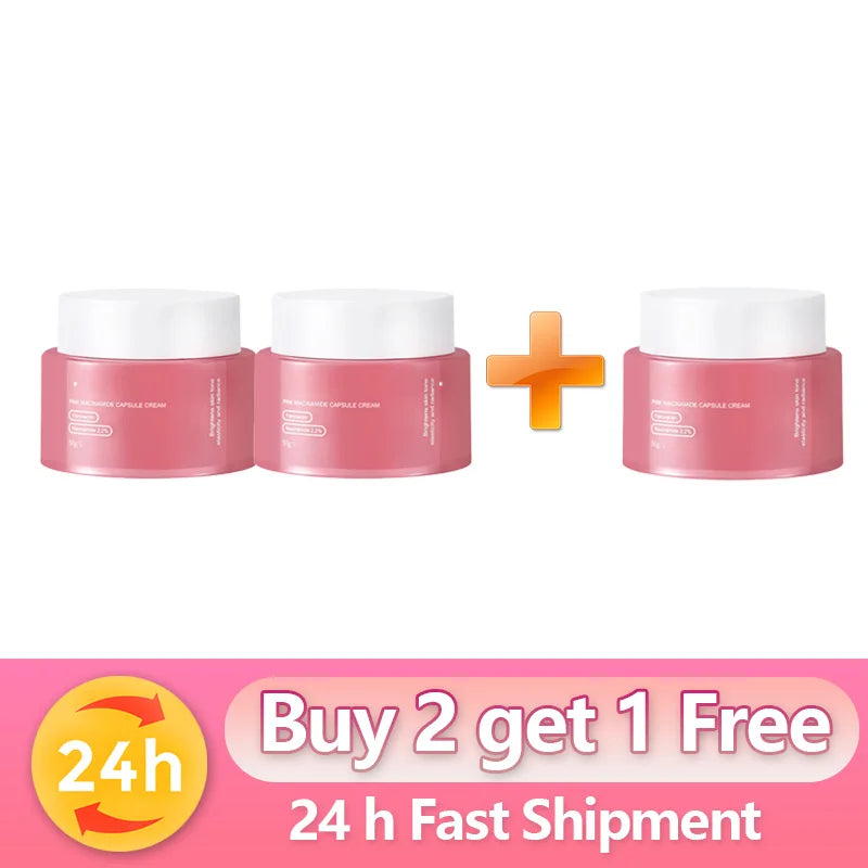 Korean Collagen Niacinamide Cream Lightweight Hydrating Moisturizer