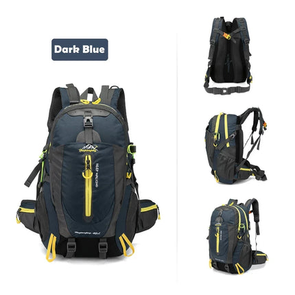 40L Water Resistant Travel Backpack – Hiking & Camping