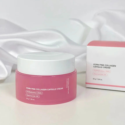 Korean Collagen Niacinamide Cream Lightweight Hydrating Moisturizer