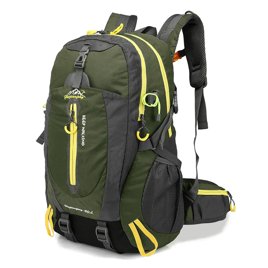 40L Water Resistant Travel Backpack – Hiking & Camping