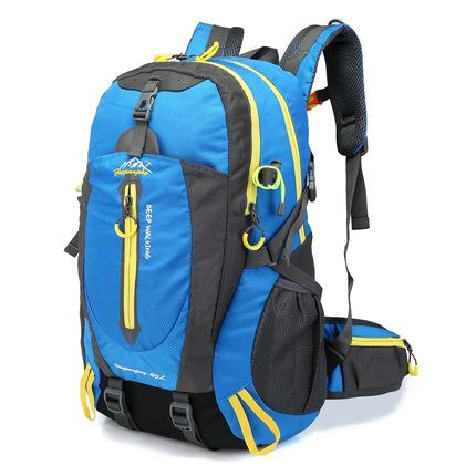 40L Water Resistant Travel Backpack – Hiking & Camping