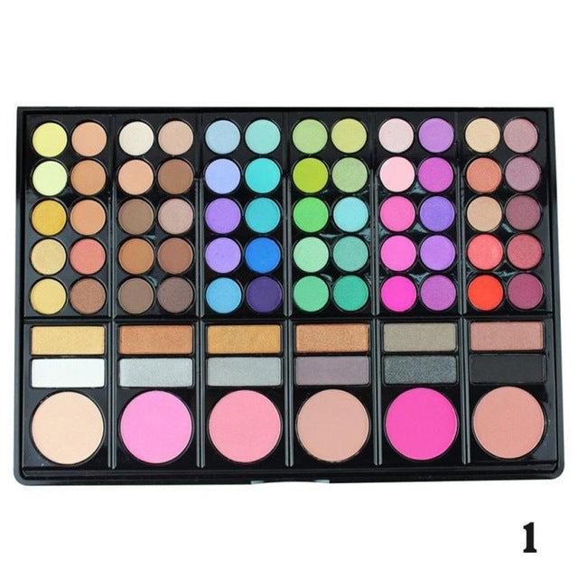 78 Color Eyeshadow Palette Matte & Shimmer Makeup Kit